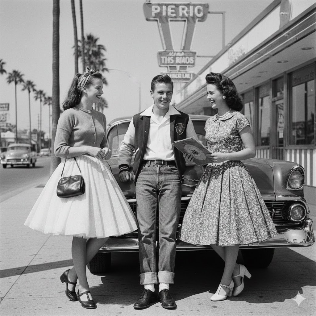 1950s fashion trends for teenager