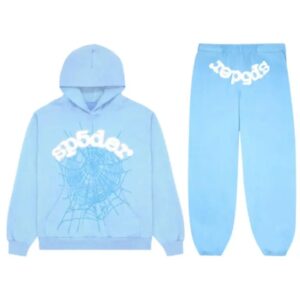 Sky Blue Sp5der Web Tracksuit